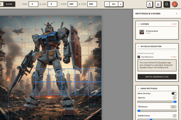 AI Generation - Text-to-image generation with context-aware editing